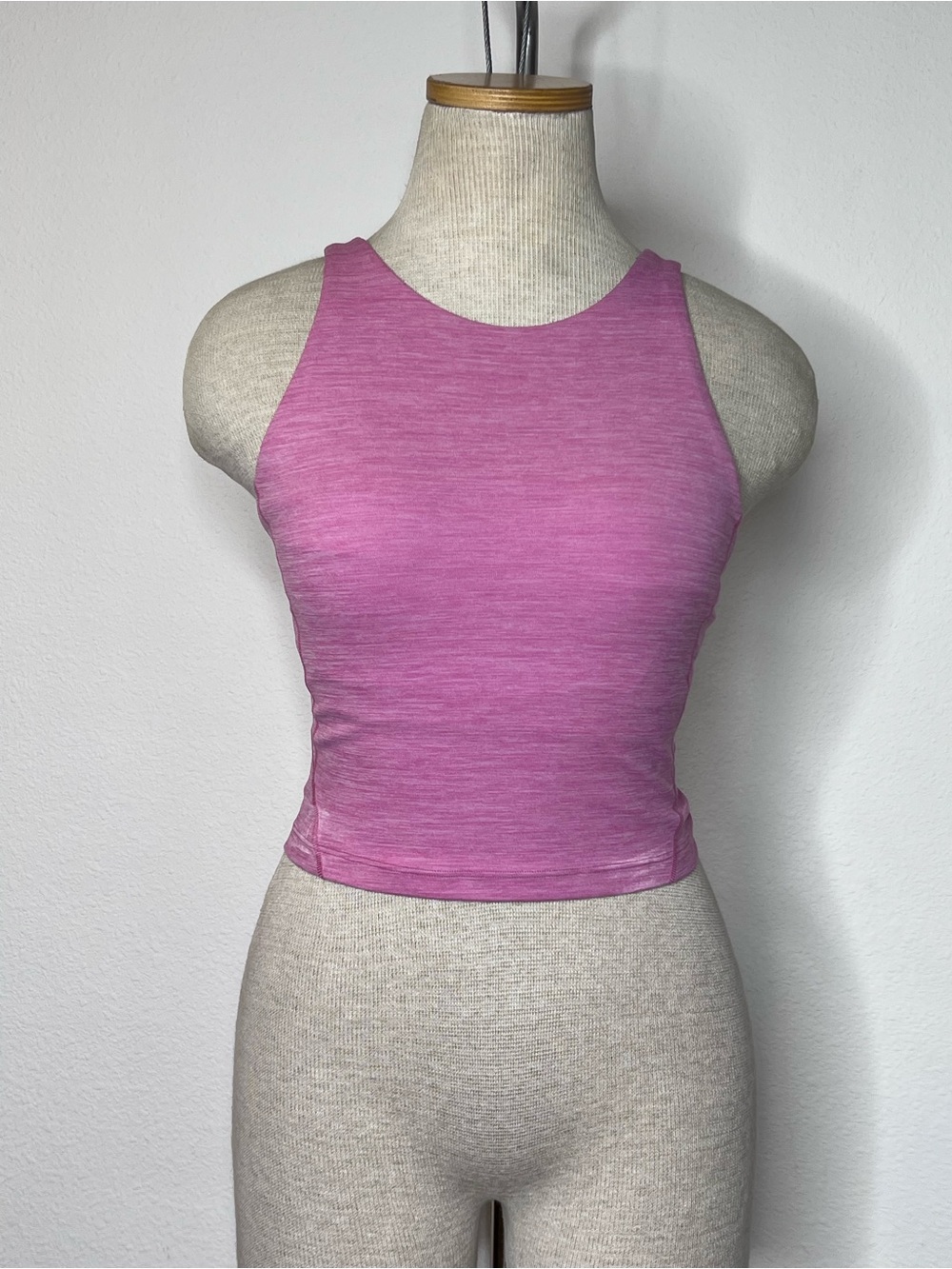 Lululemon Align High-Neck Tank Top in Heathered Pink Blossom